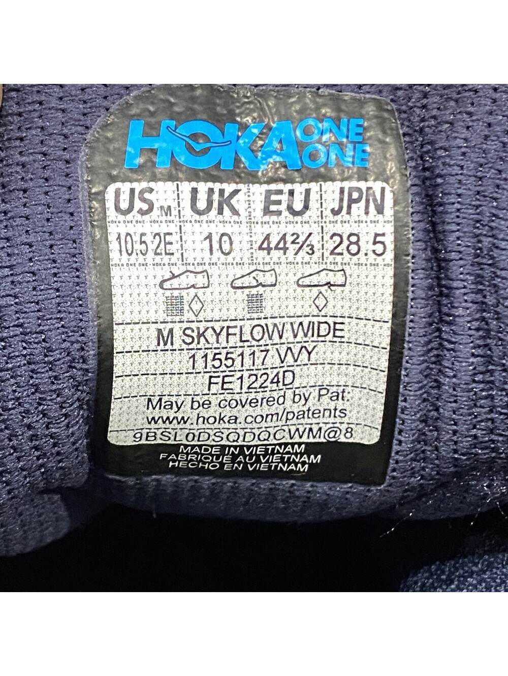 HOKA Skyflow Wide Breathable Mesh Running Sneaker 10.5 - Picture 8 of 9